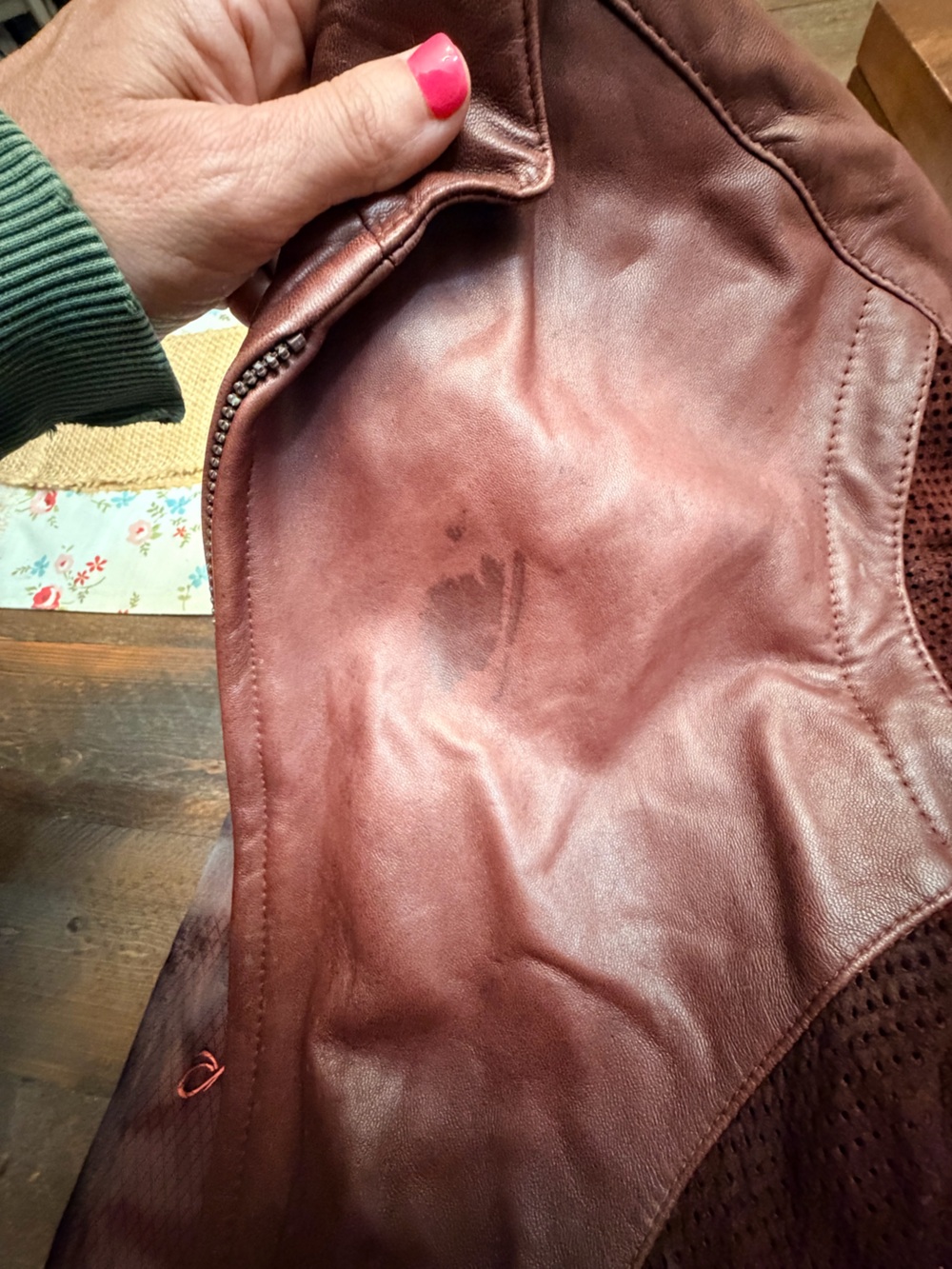 Stunning Vintage 80’s Remy Soft Leather 42 L Jacket with suede features GUC RARE - Picture 14 of 15